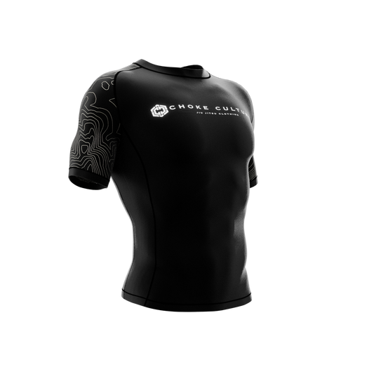 Rashguard “Never Back Down Negro”