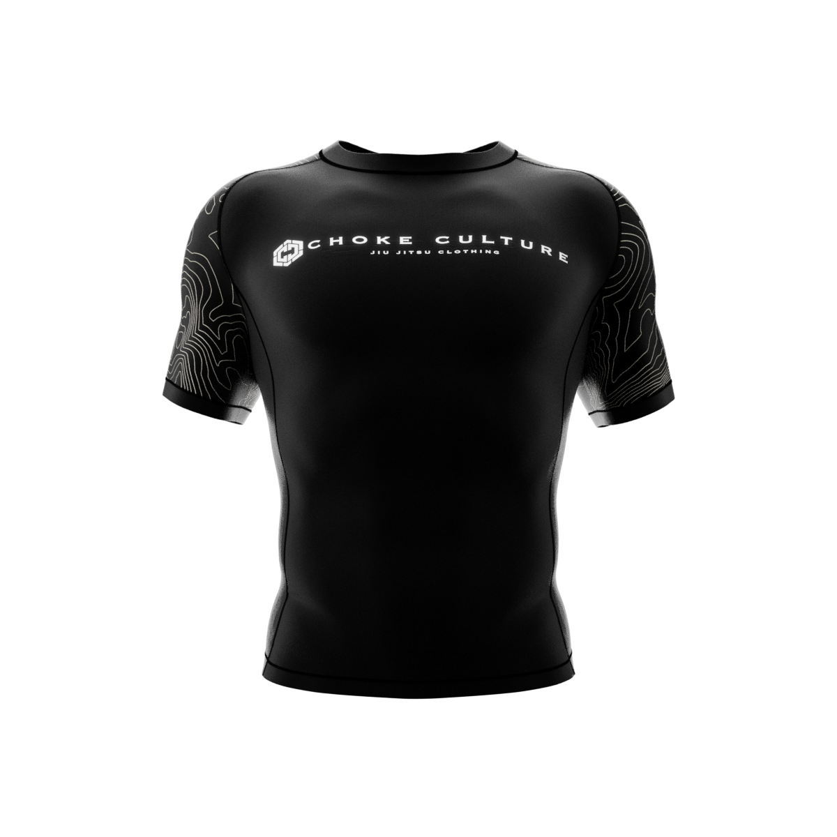 Rashguard “Never Back Down Negro”