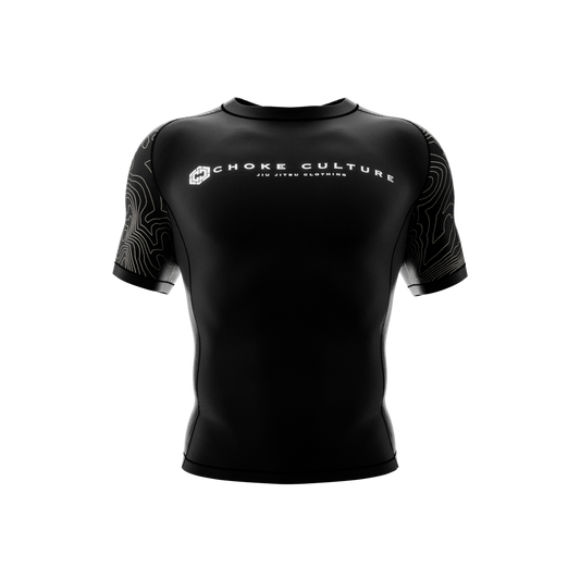 Rashguard “Never Back Down Negro”