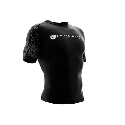 Rashguard “Never Back Down Negro”