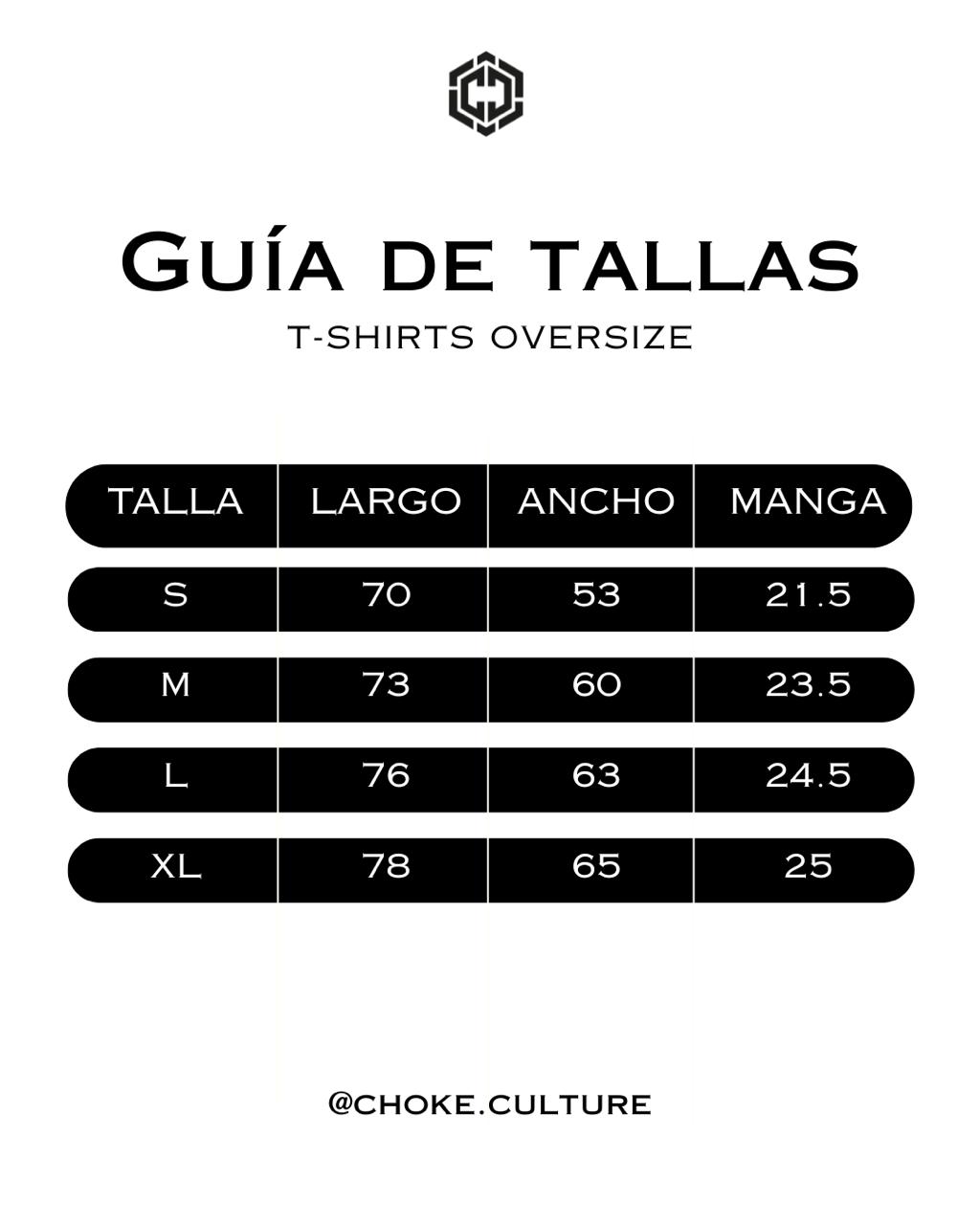 Guía de tallas