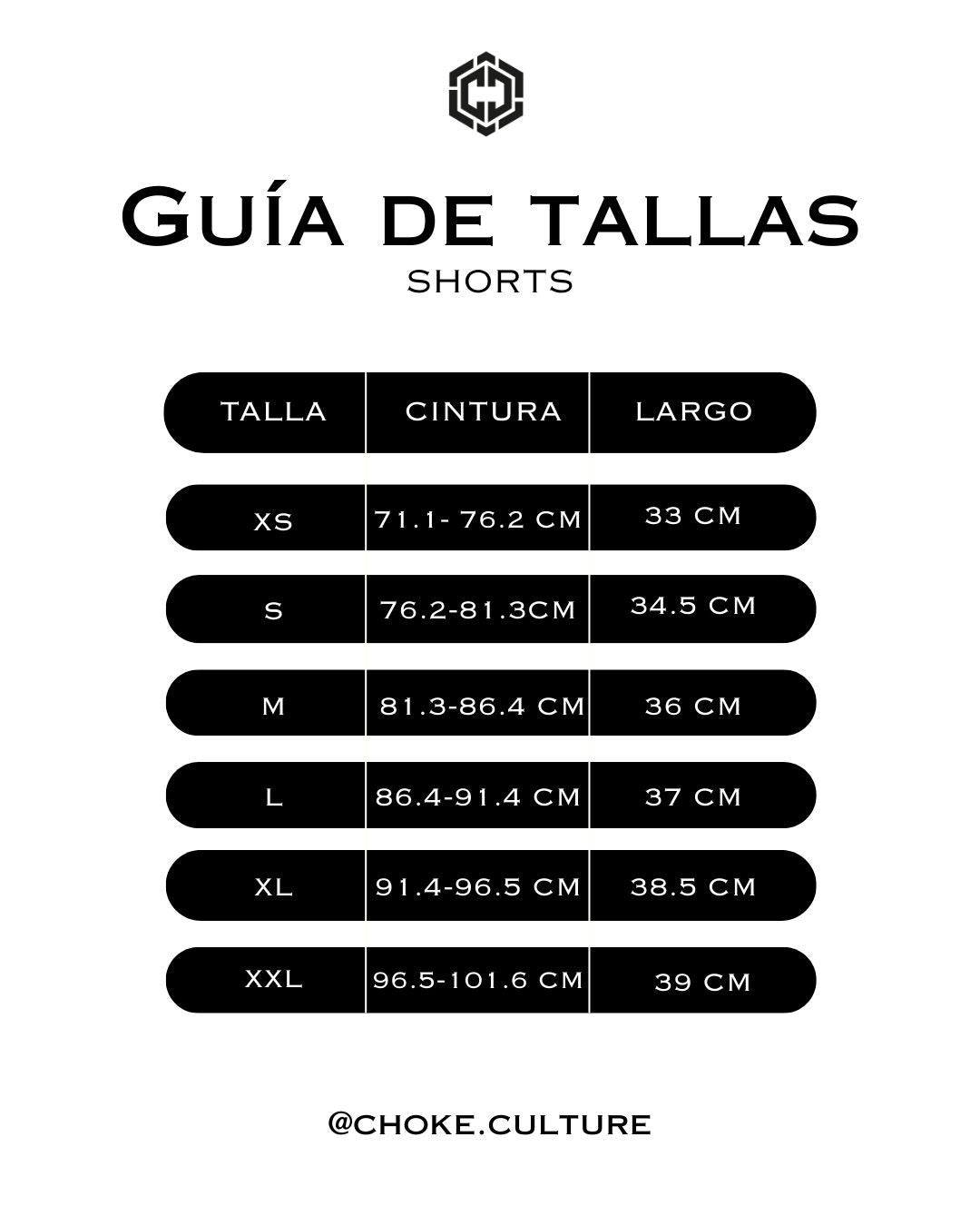 Guía de tallas